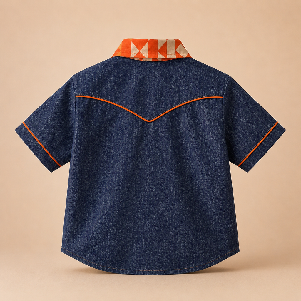 Camisa Cowgirl chambray
