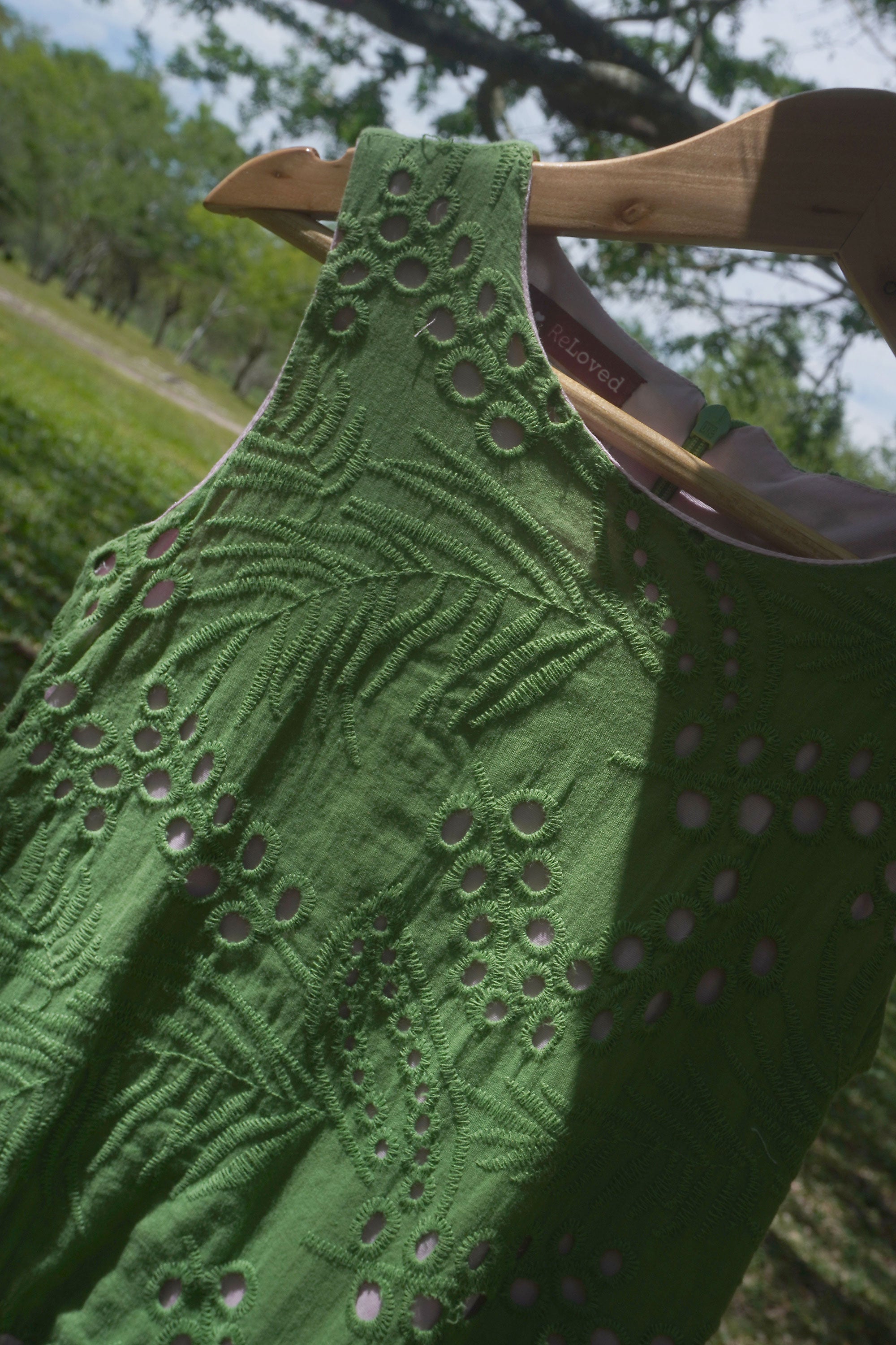 Green love dress