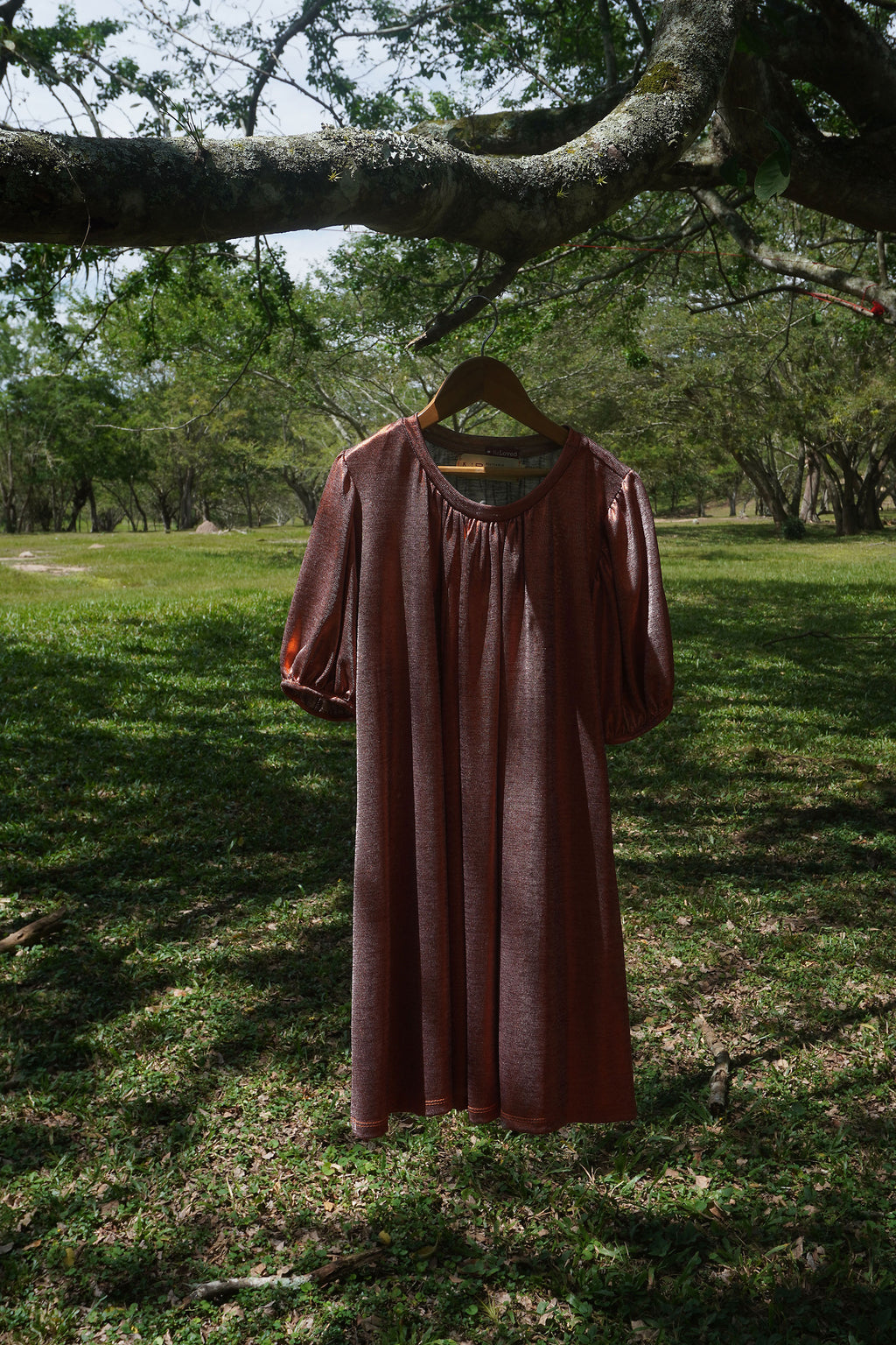 copper dress