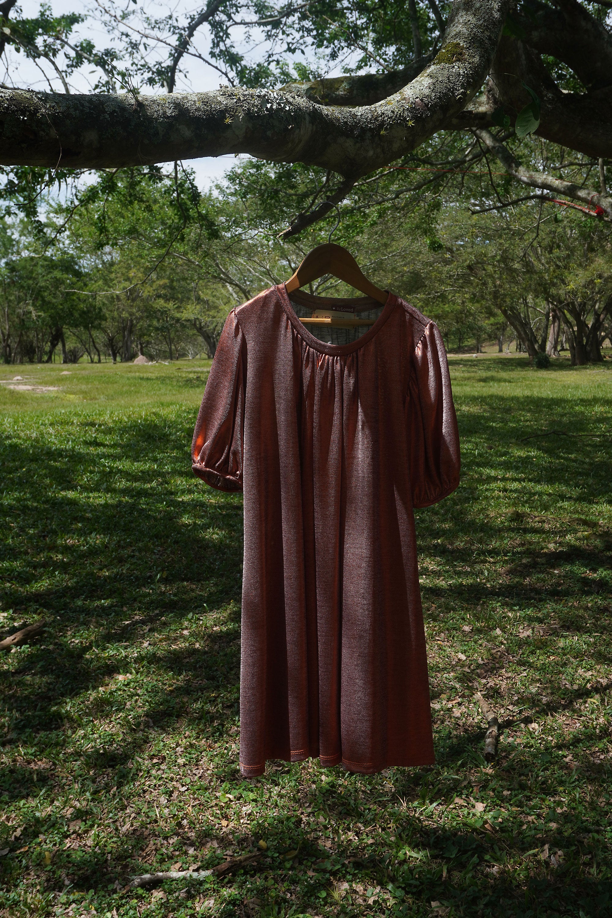 copper dress