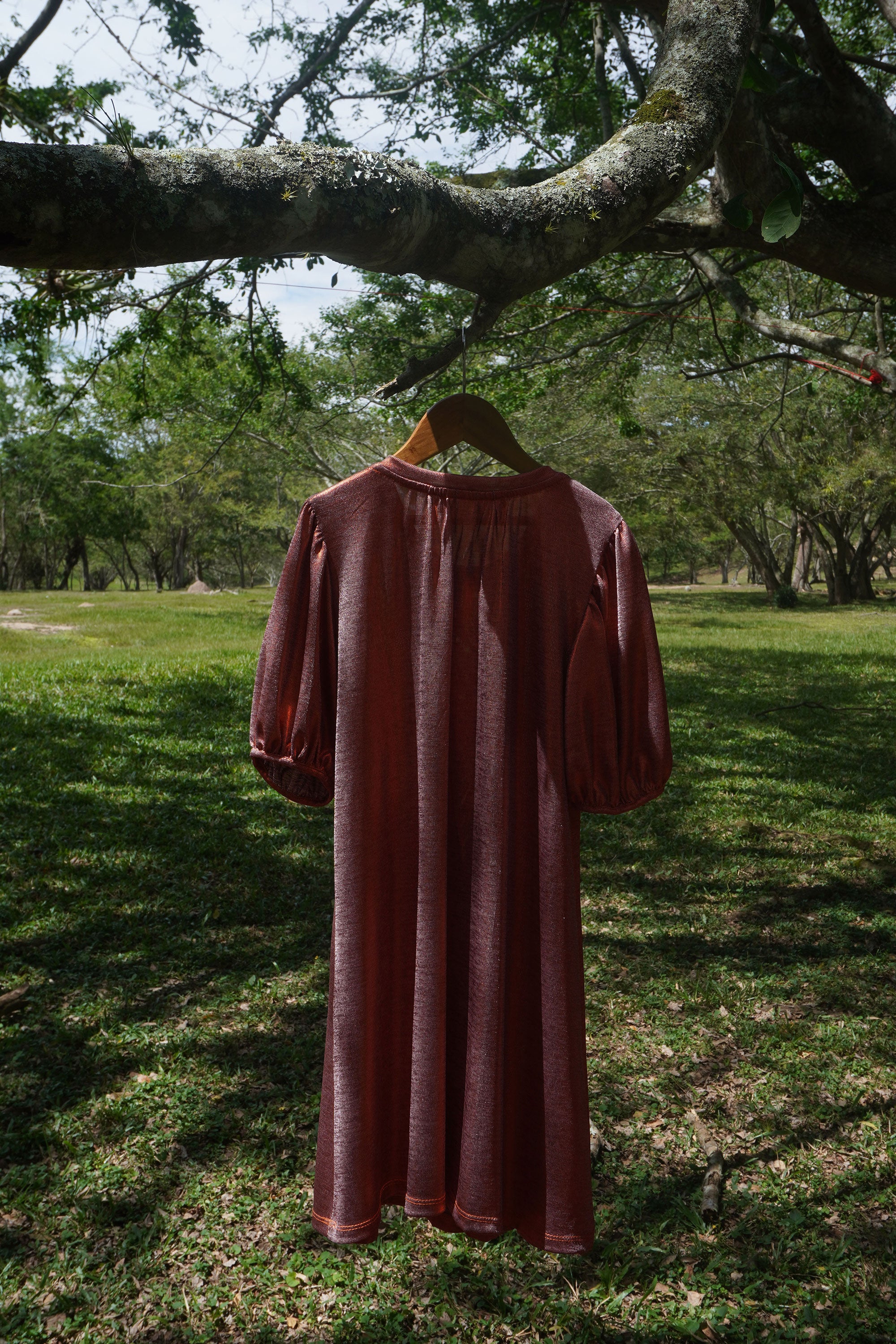 copper dress