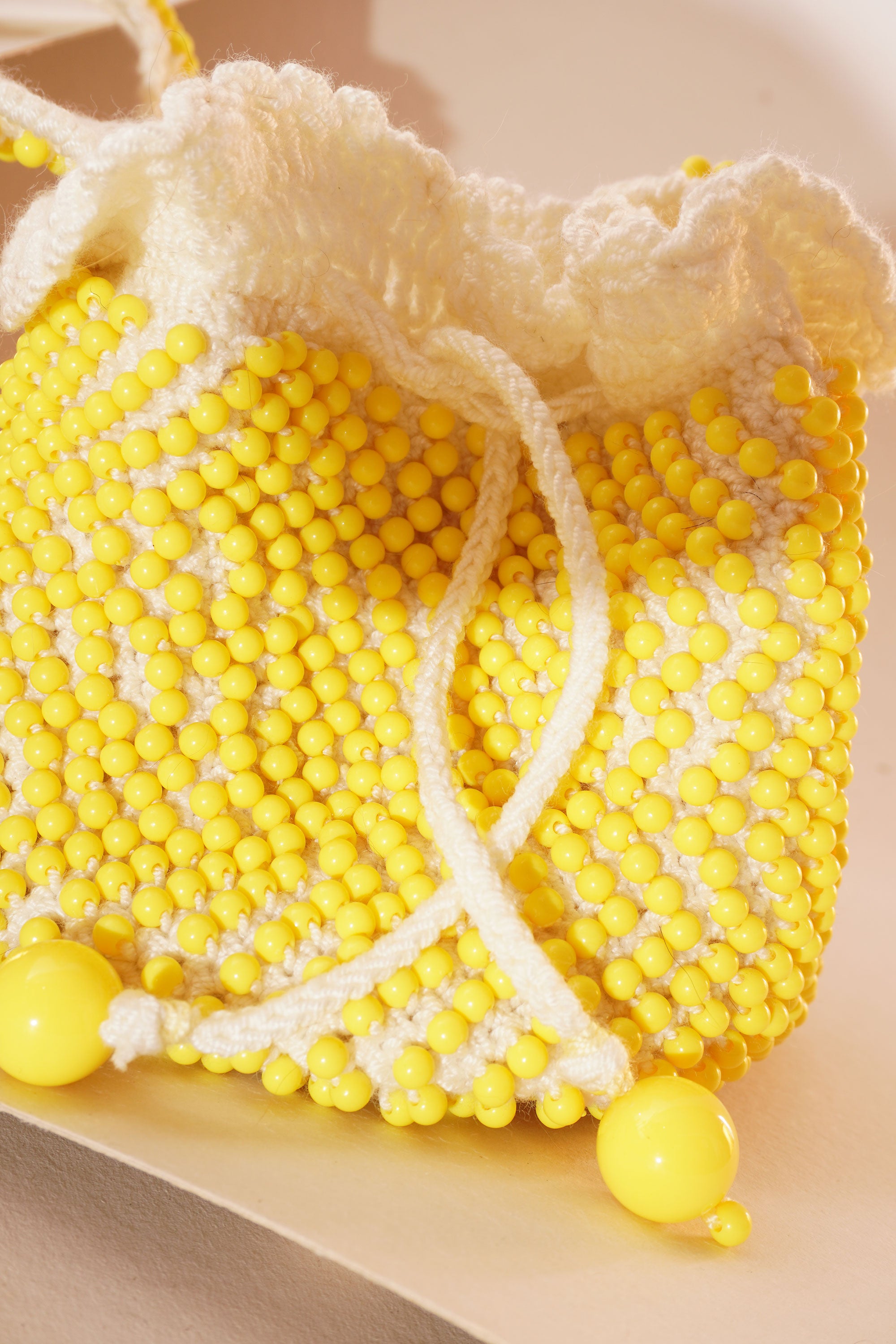 Yellow Dots Bag - Bolso Crochet