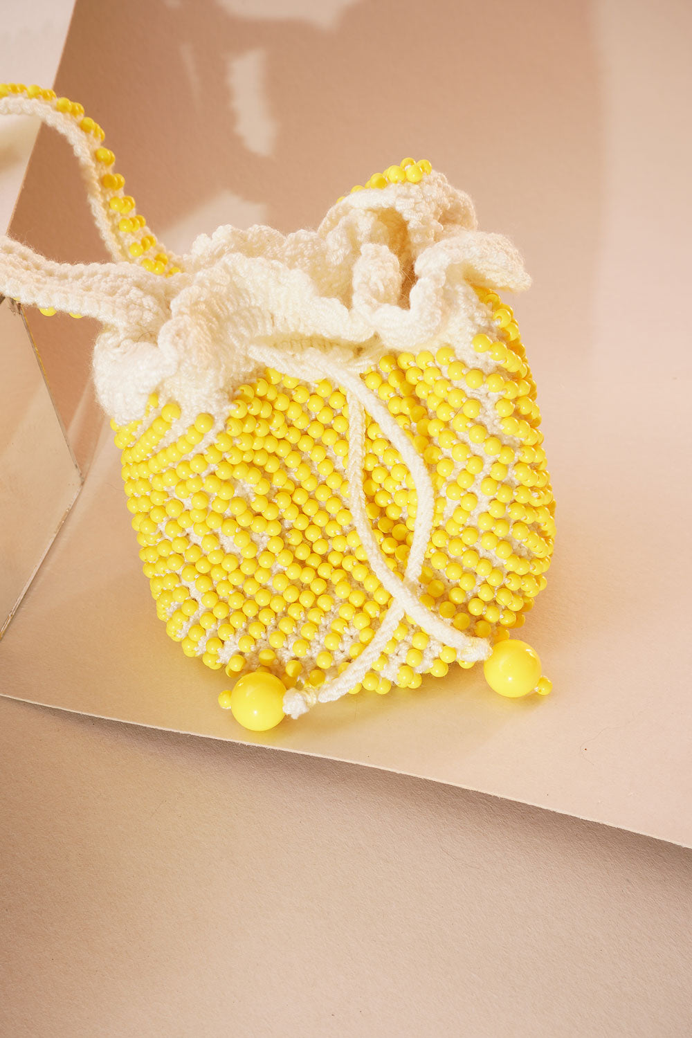 Yellow Dots Bag - Bolso Crochet