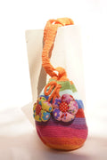 Bolso de crochet Multicolor con Flores
