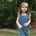 Blue lilly top