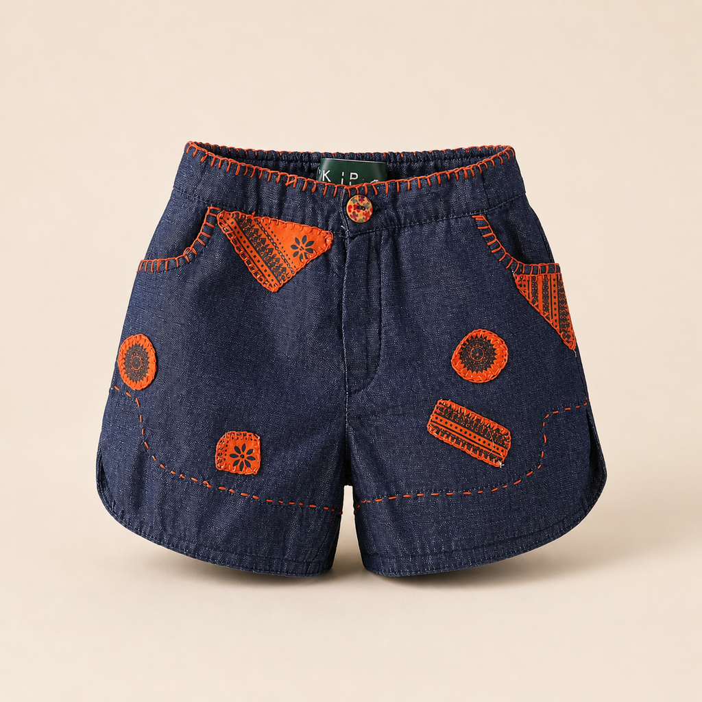 Short Western para niñas