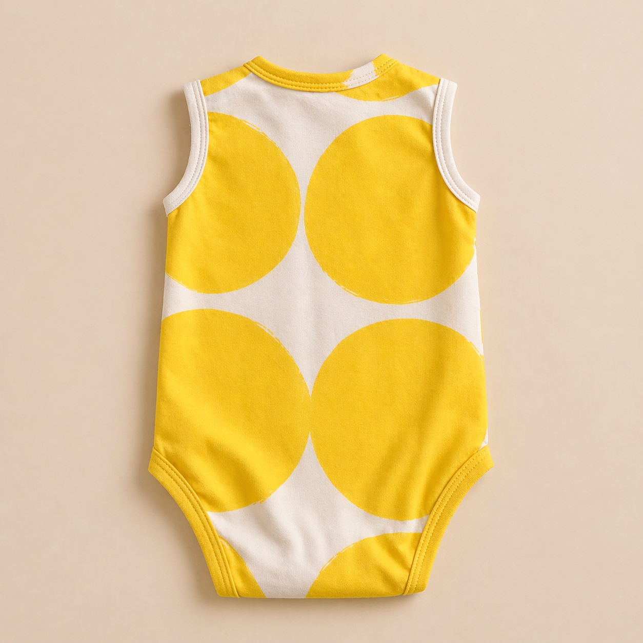 YELLOW DOTS ONESIE