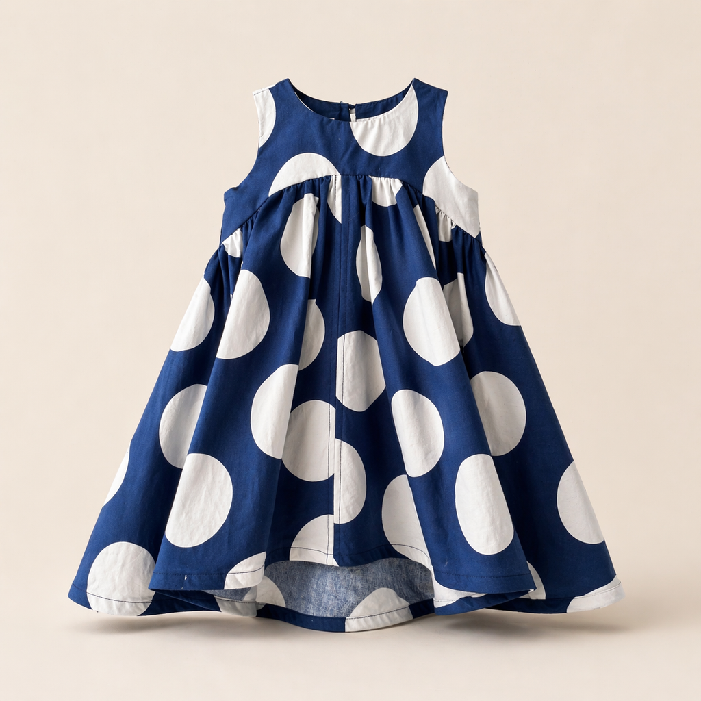 Vestido BLUE POLKA