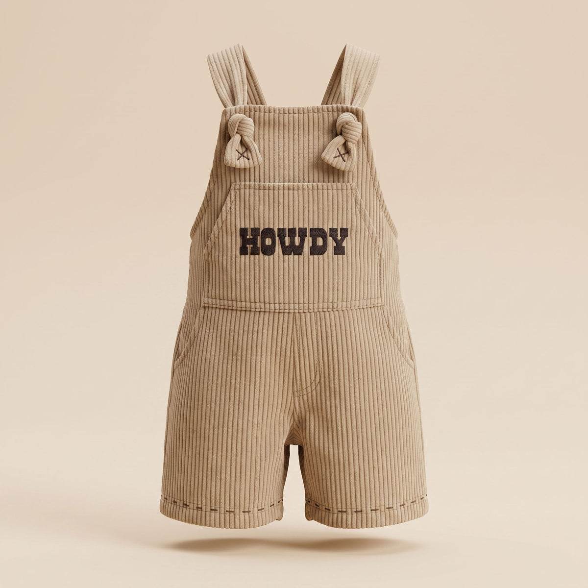 Howdy Overall en Pana Beige