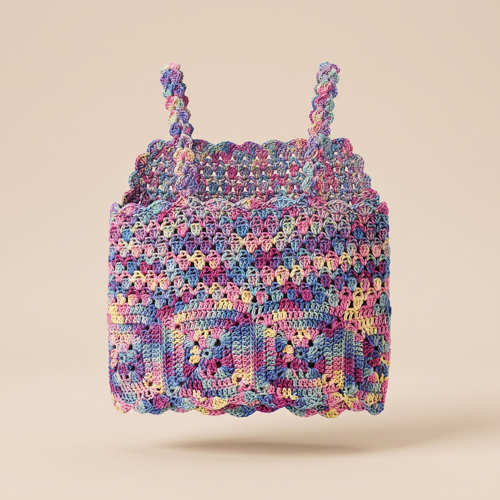 Rainbow Top tejido a mano