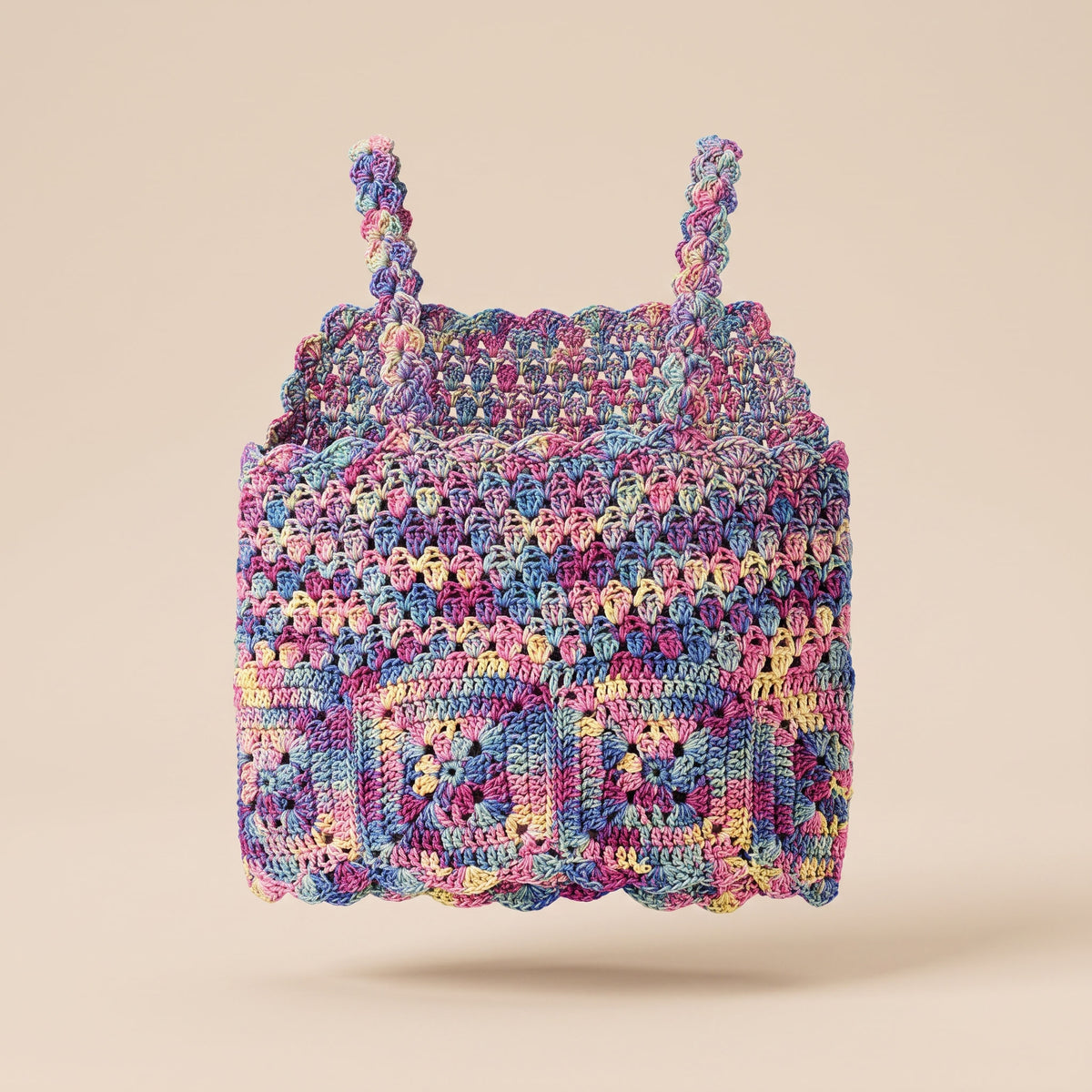 Rainbow Top tejido a mano