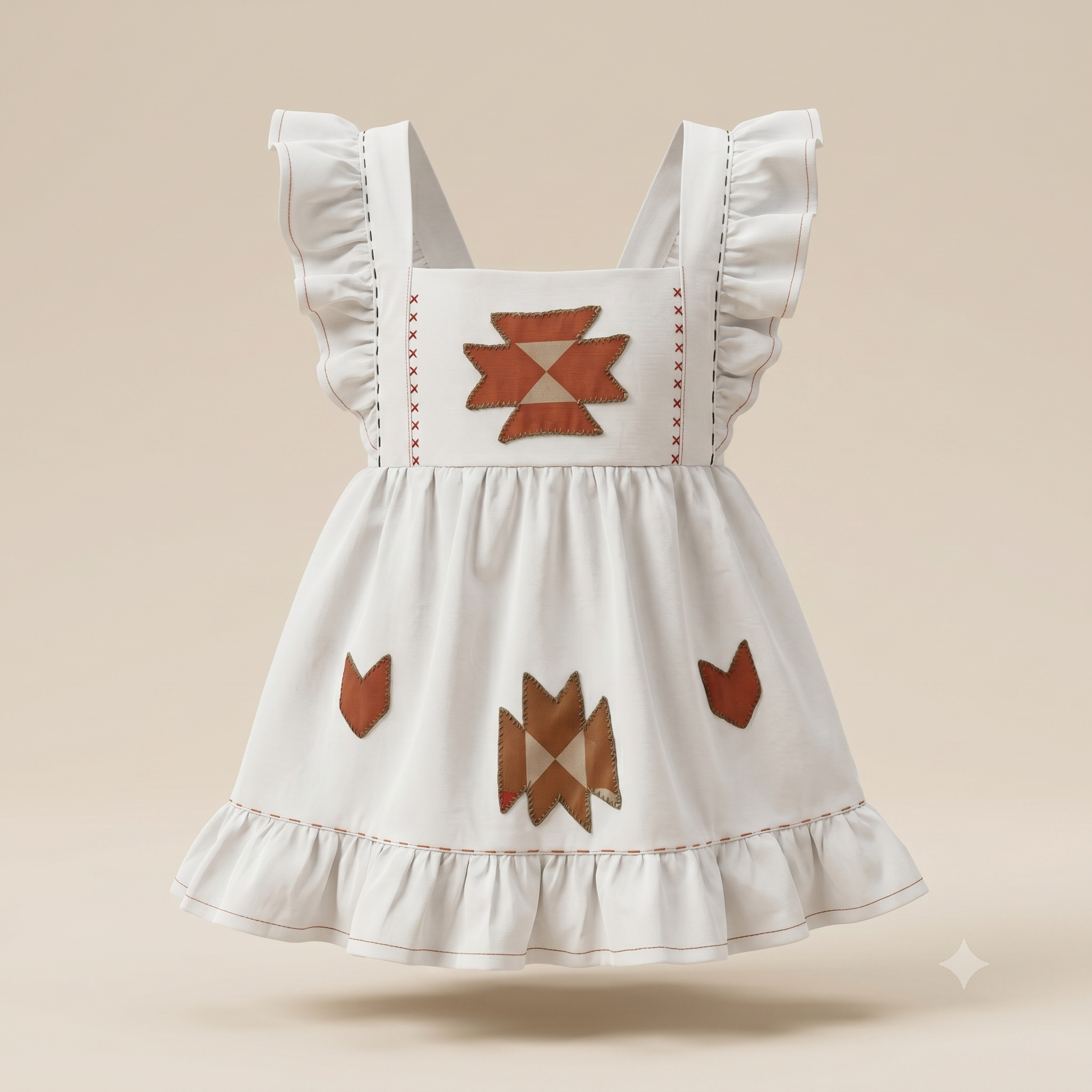Vestido Blanco Romántico para Niña